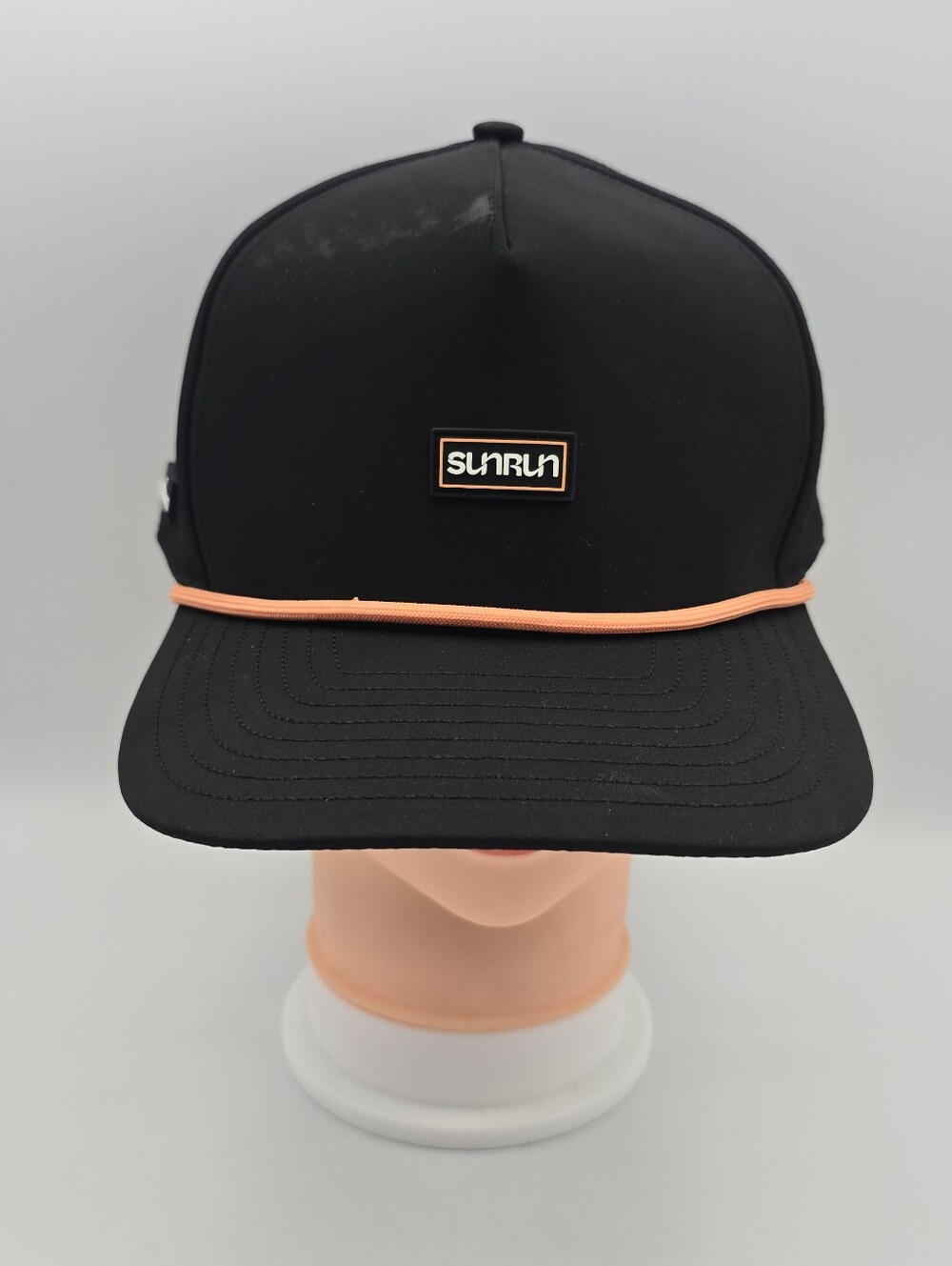 Primo Golf Apparel RunX Sunrun Perforated Black Adjustable Snapback Hat